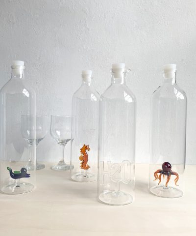 Botella de cristal Acevedo decoración