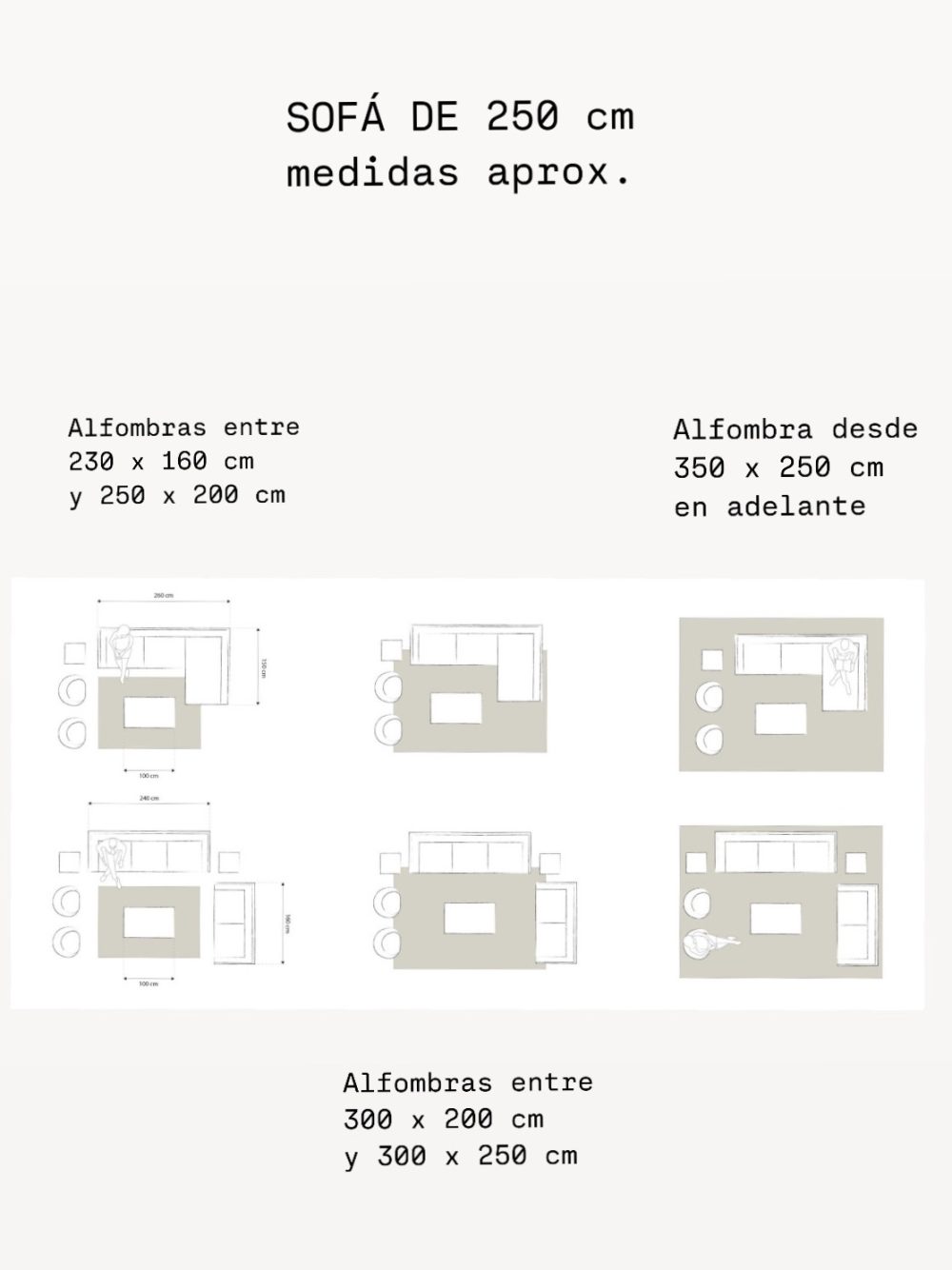 Medidas alfombras